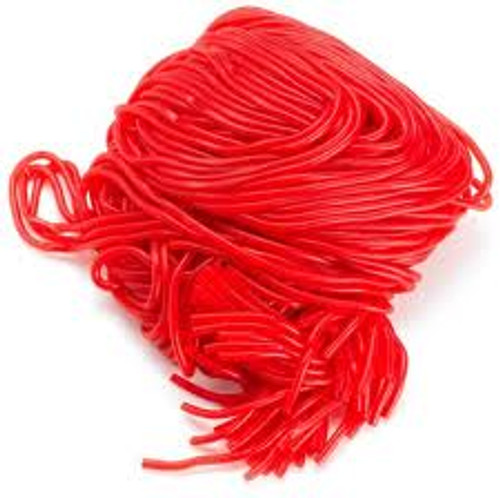 Gustaf's Licorice Laces Strawberry 2 Lb Manufacturer's Package