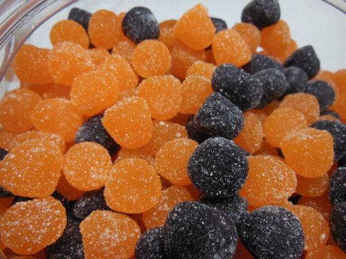 Black & Orange Spice Drops Autumn/Thanksgiving 1 Lb  (453g) by Zachary