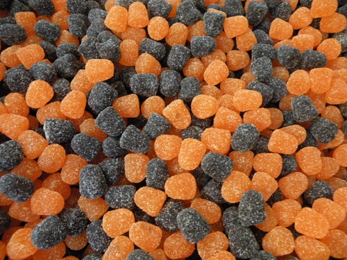 Black & Orange Spice Drops Autumn/Thanksgiving 1 Lb  (453g) by Zachary