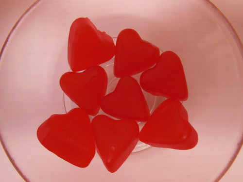 Valentine Cherry Jelly Hearts Zachary 1 LB (453g)