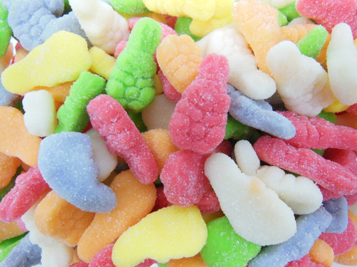 Easter Spring Sanded Gummi Albunnies 1 LB (453g) Albanese