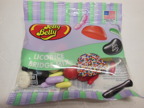 Jelly Belly Licorice Bridge Mix Jelly Beans 3oz (85g) Manufacturer's Bag
