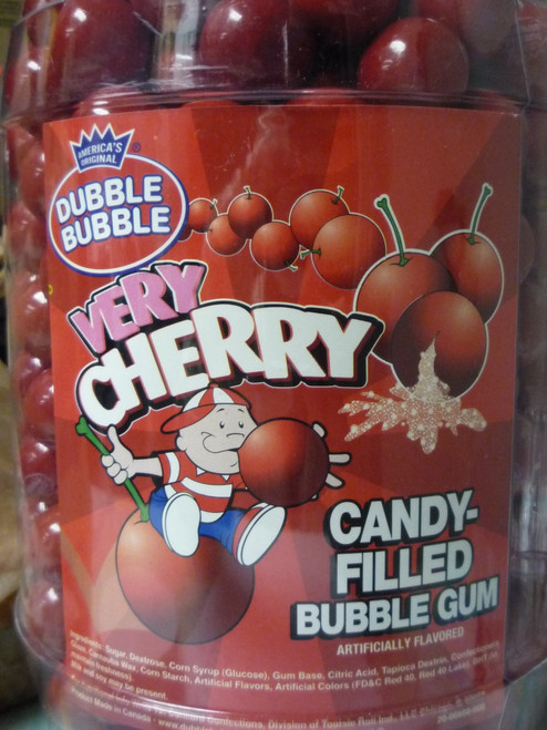 Very Cherry Gum Balls Dubble Bubble 1 1 Lb 453g About 48 Gumballs