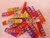 Assorted Pez Candy Fruit Rolls One Flavor in each Roll 1 Lb.(453g)  about 50 Pieces 
