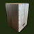 Image of the back of the Walnut and Karelien Birch Burl Cajon from Kopf Percussion