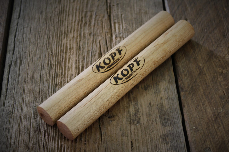 My Traditional Maple Claves are handcrafted from Hard Maple Stock.