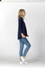 Betty Basics Milan 3/4 Sleeve Top - Navy