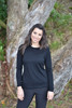 Ebony_ Wool_ Long _Sleeve_ T _Black_lamisaru_boutique