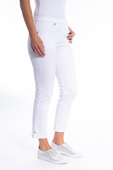 Cafe Latte Pull On 7/8 Jeans