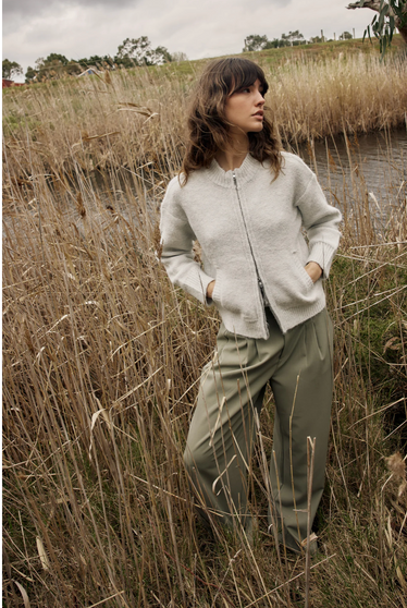 Fate + Becker Lumi Zip Up Jumper