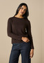 Uimi_ Knit_ Phoebe_ chocolate_lamisaru_boutique