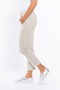 Cafe_ Latte_ Pull_ On_ 7/8_ Jeans_lamisaru_boutique