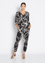Philosophy_Issy_V-Neck_Top _Lotus_Print_lamisaru 