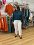 New London Jeans Truro Barrel Jean - Milk
