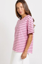 Betty_Basics_Relax_Boxy_Tee _Pink/Chocolate_lamisaru
