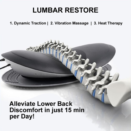 Lumbar Restore - At Home Lower Back Traction Device with Heat and Vibration Therapy (Normally $249.00)