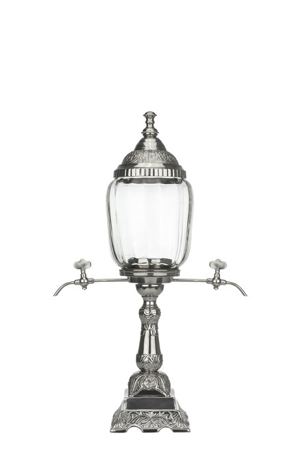 La Belle Orléans Absinthe Fountain, 2 Spout is made from mouth-blown glass and is a perfect absinthe fountain for the at-home drinker.