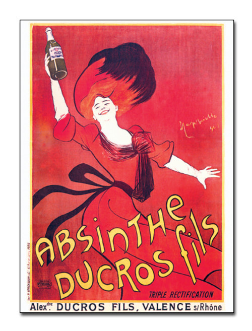 Absinthe Ducros Postcard