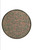 Table de Bistrot en Granit Gris/Rose avec Base de Fer, 51 cm de Diamètre