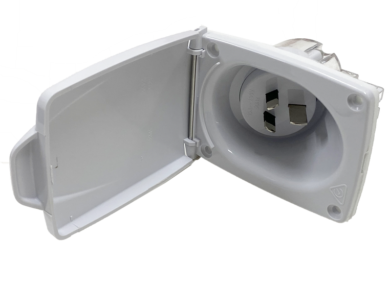 CMS 15AMP Plug Power Inlet White