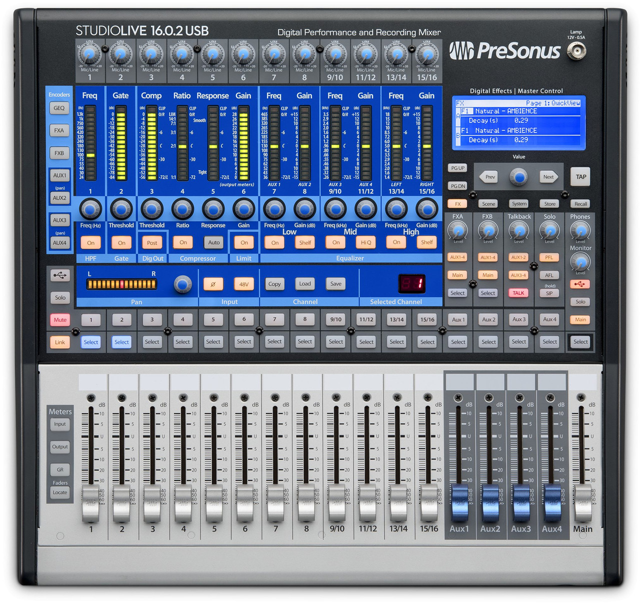 PreSonus StudioLive 16.0.2 - 16-Channel Performance and Recording Digital  Mixer with USB