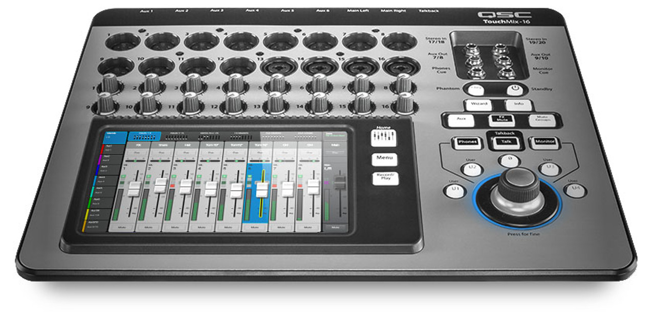 【SKB製ケース付】QSC TouchMIX 16（16chデジタルミキサー） Amazon.com: QSC TouchMix-16 Compact Digital Mixer with Bag