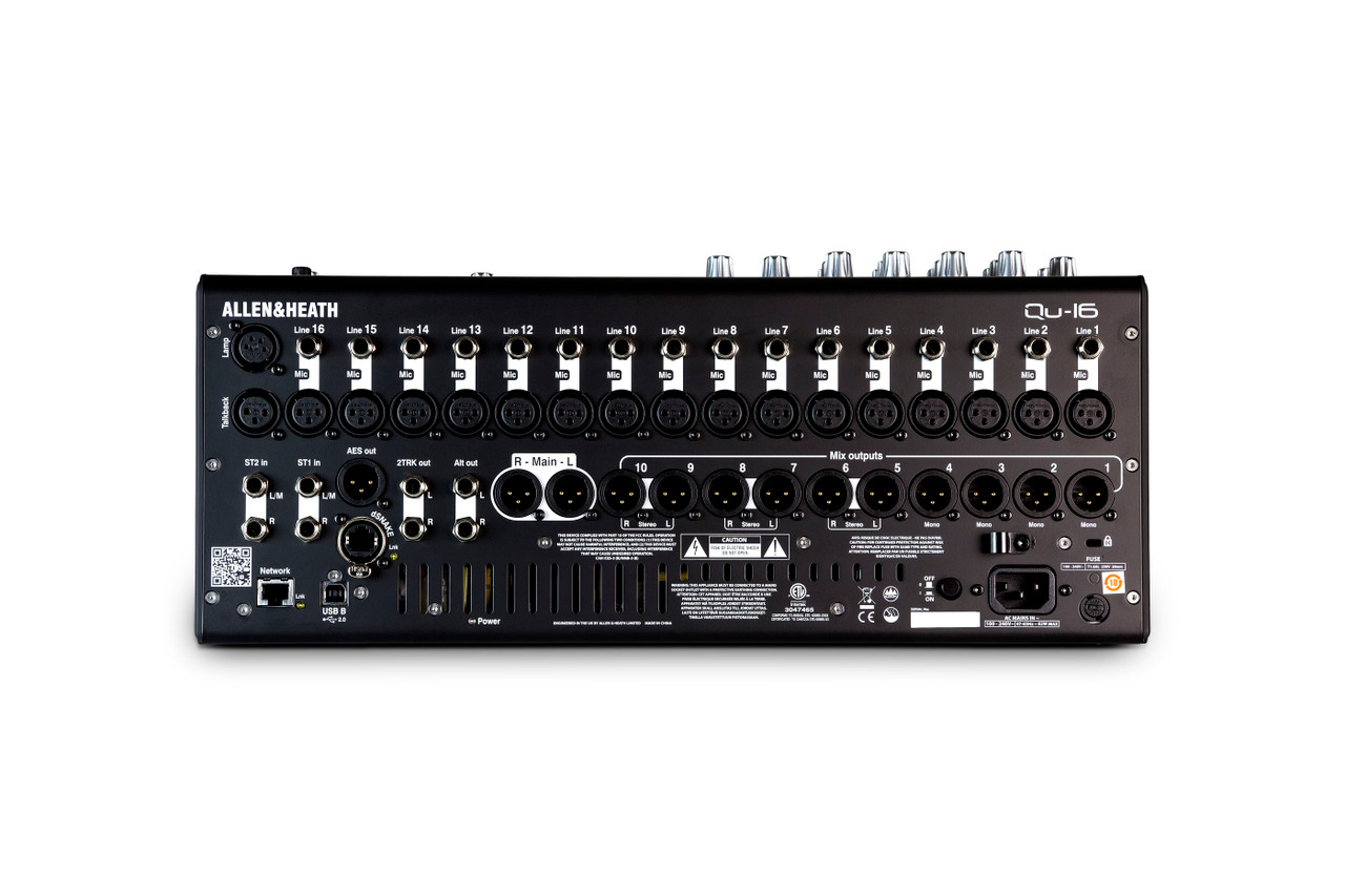 Allen & Heath QU-16 - 16 Channel Rack Mount Digital Mixer