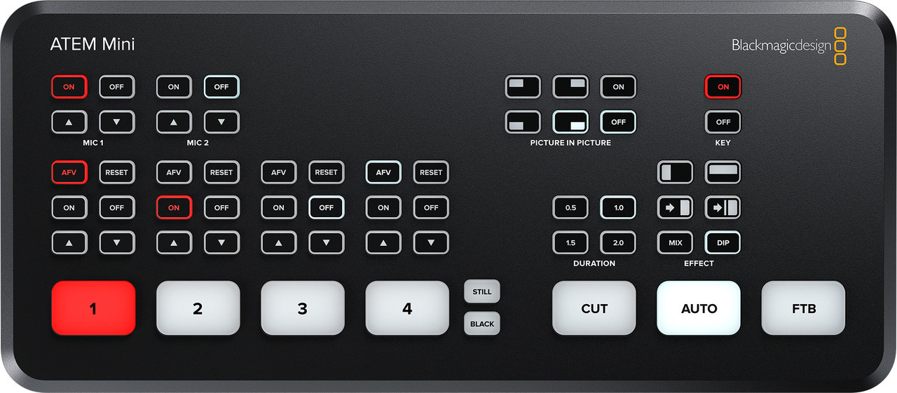 BlackMagic ATEM Mini - HDMI Live Streaming Switcher