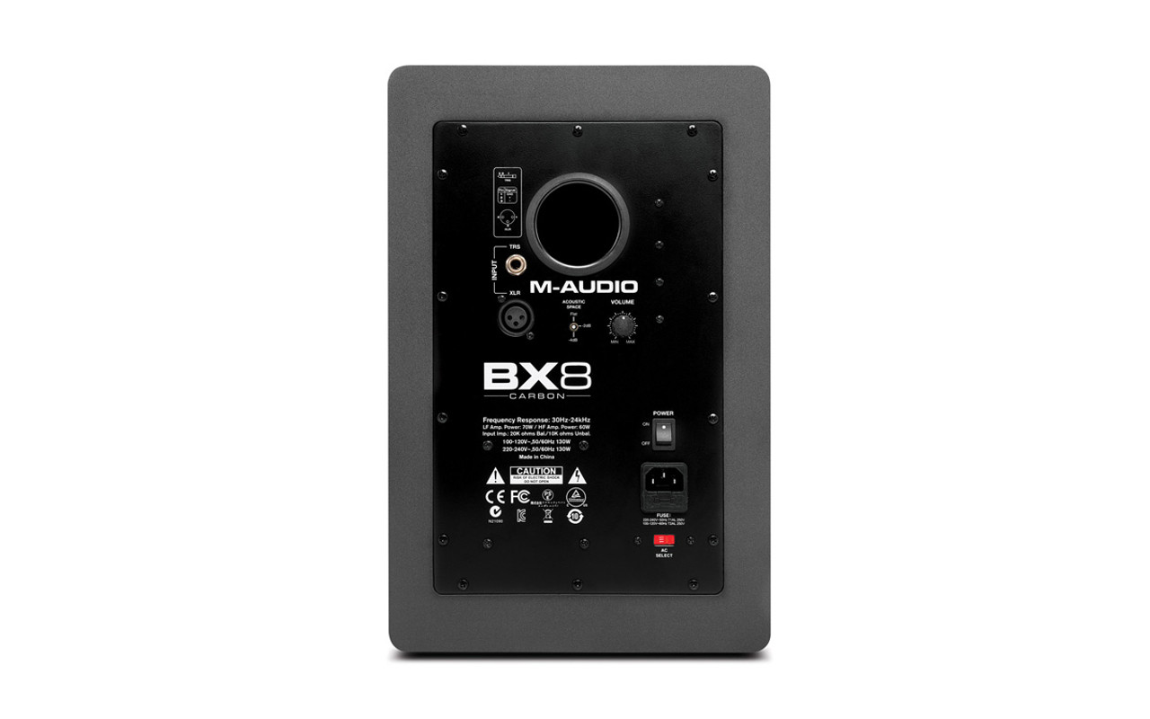 M-AUDIO BX8 CARBON モニタースピーカー 2本 M-Audio BX8 Carbon Monitor - Two-Way Studio Monitor BX8CARBONXUS