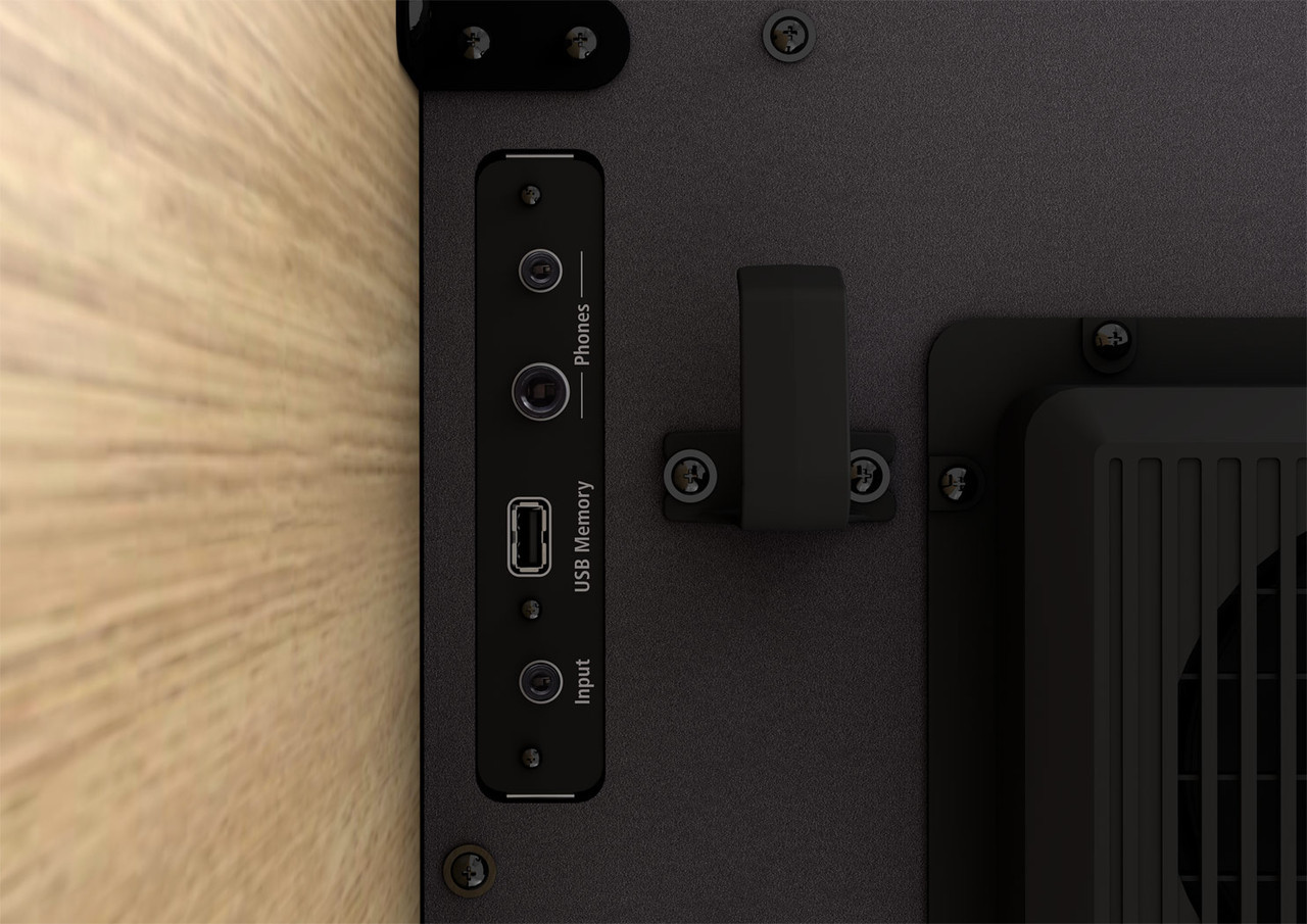 Roland F701 Digital Upright Piano (Light Oak)