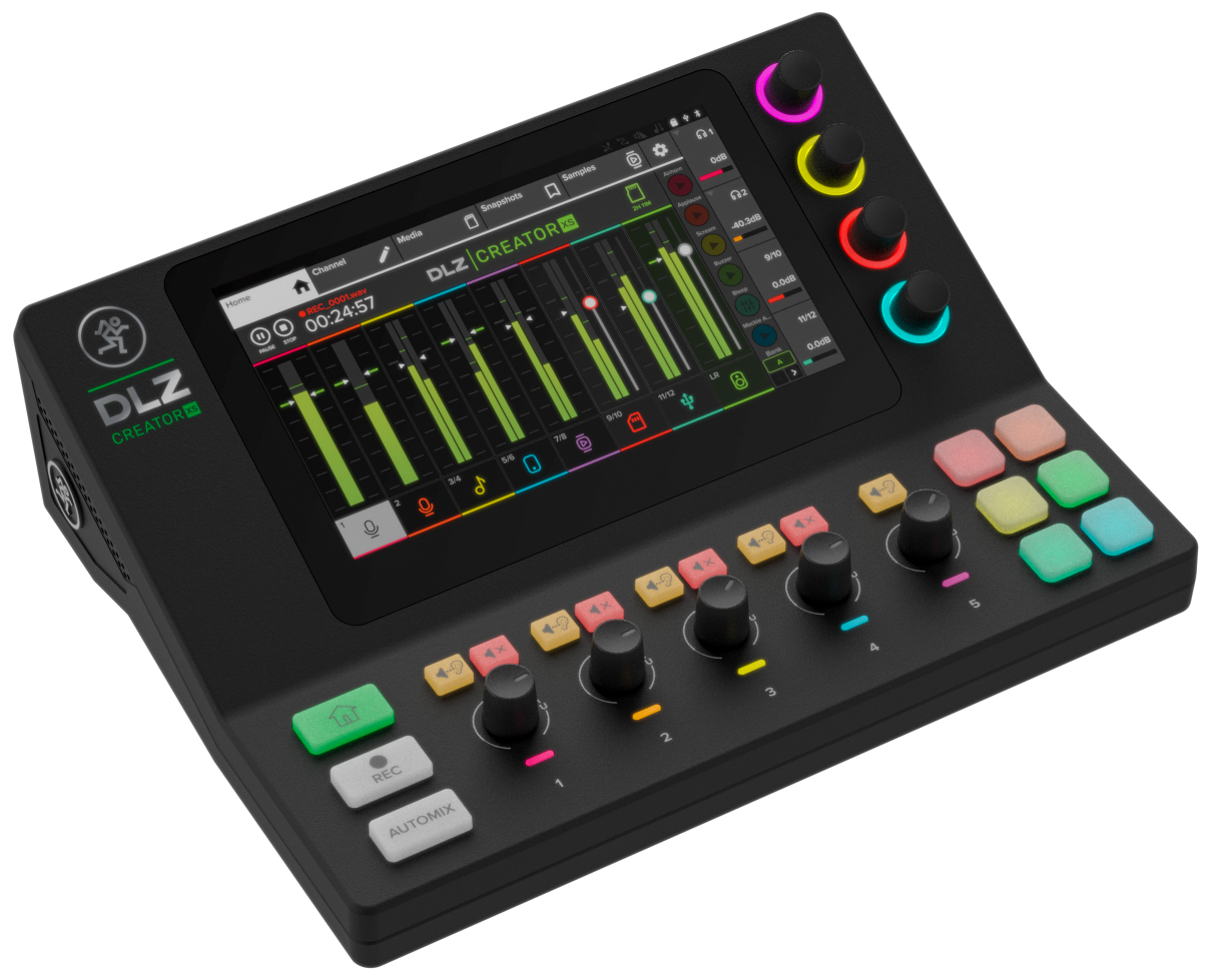 Mackie DLZ Creator XS - Adaptive Digital Mixer for Podcasting and