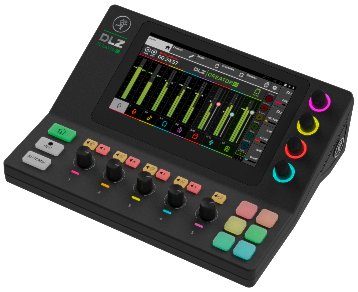 Mackie DLZ Creator XS - Adaptive Digital Mixer for Podcasting and