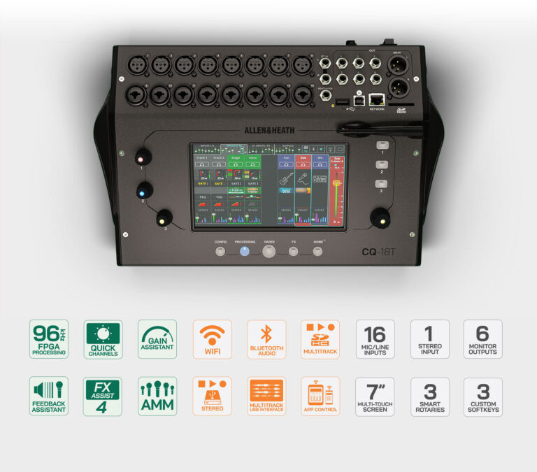 ALLEN&HEATH CQ-18T デジタルミキサー 専用ケース付き ALLEN&HEATH CQ-18T デジタルミキサー 専用ケース付き Amazon | Allen