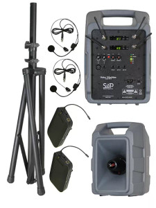 Sound Projections VM-2 - Voice Machine VM-2+ with 2 UHF Wireless Headset Systems