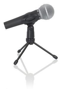 Gator Frameworks GFW-MIC-0250 - Frameworks "Mini Tripod" Desktop Stand for Wired Mics Gator Frameworks GFW-MIC-0250 - Frameworks "Mini Tripod" Desktop Stand for Wired Mics