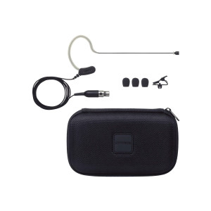 Shure Microflex MX153B/O - Omnidirectional Earset Headworn Microphone, Black Shure Microflex MX153B/O - Omnidirectional Earset Headworn Microphone, Black