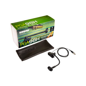 Shure PGA98H-TQG - Cardioid Condenser Instrument Microphone Shure PGA98H-TQG - Cardioid Condenser Instrument Microphone