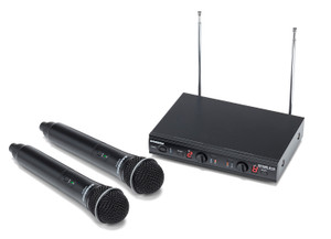 Samson Stage 212 - Dual-Channel Handheld VHF Wireless System Samson Stage 212 - Dual-Channel Handheld VHF Wireless System