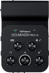 Roland GO:MIXER Pro-X - Audio Mixer for Smartphones Roland GO:MIXER Pro-X - Audio Mixer for Smartphones