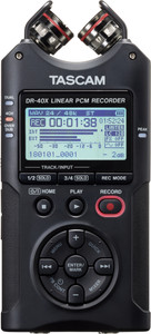 Tascam DR-40X - Four Track Digital Audio Recorder and USB Audio Interface Tascam DR-40X - Four Track Digital Audio Recorder and USB Audio Interface