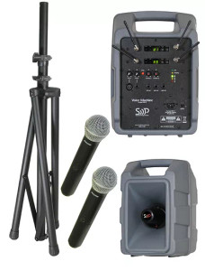 Sound Projections VM-2 - Voice Machine VM-2+ with 2 UHF Wireless Handheld Systems Sound Projections VM-2 - Voice Machine VM-2+ with 2 UHF Wireless Handheld Systems