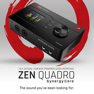 Antelope Audio Zen Quadro Synergy Core - 14 x 10 Dual-USB Bus-Powered Audio Interface