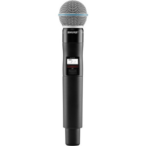 Shure QLXD2/B58A - Digital Handheld Wireless Microphone Transmitter with Beta 58A Capsule (G50: 470 to 534 MHz)