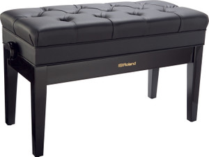 Roland RPB-D500PE - Duet Piano Bench with Storage Compartment, Polished Ebony Roland RPB-D500PE - Duet Piano Bench with Storage Compartment, Polished Ebony
