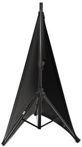 Gator GPA-STAND-2-B - Stretchy 2-Sided Speaker Stand Cover (Black)