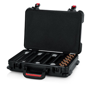 Gator GTSA-MICW6 - TSA ATA Molded Case For 6 Wireless Mics Gator GTSA-MICW6 - TSA ATA Molded Case For 6 Wireless Mics
