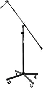 On-Stage SB96+ Studio Microphone Boom with 7" Mini Boom Extension and Casters On-Stage SB96+ Studio Microphone Boom with 7" Mini Boom Extension and Casters