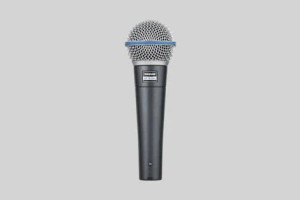 Shure BETA 58A Super Cardioid Dynamic Handheld Vocal Microphone