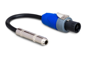 Hosa GSK-112 Speaker Adapter - 1/4 in TS to Neutrik speakON Hosa GSK-112 Speaker Adapter - 1/4 in TS to Neutrik speakON