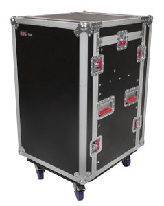 Gator G-TOUR 10X12 PU - ATA Wood Flight Pop-Up Console Rack Case; 10U Top; 12U Bottom; w/ Casters Gator G-TOUR 10X12 PU - ATA Wood Flight Pop-Up Console Rack Case; 10U Top; 12U Bottom; w/ Casters